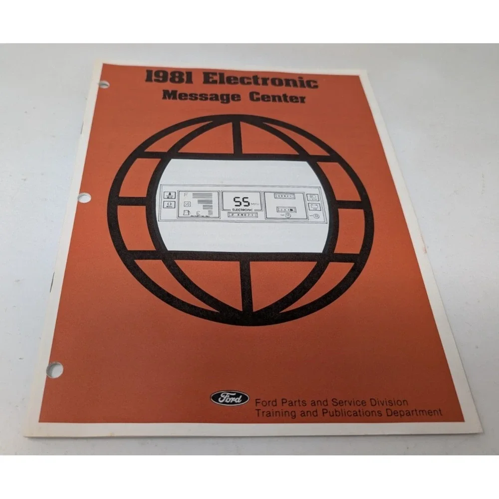 Ford 1981 Electronic Message Center Training Service Manual‎
